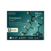 Lumineo Compact Flashing 500 Led String Lights 11m - Warm White